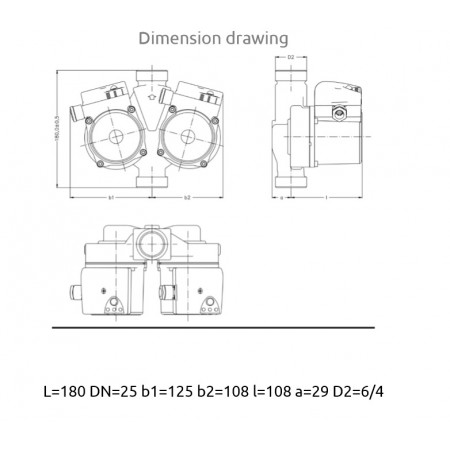 NMTD PLUS 25/60-180  basic twin pump