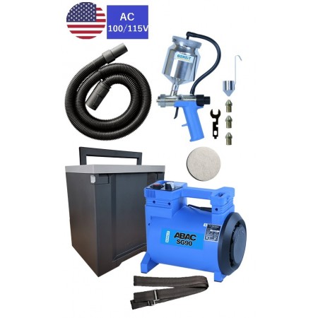 ABAC SG90 ELECTRONIC 100/115V  - HVLP PRO Spray System- Complete Set/ Gun & Turbine